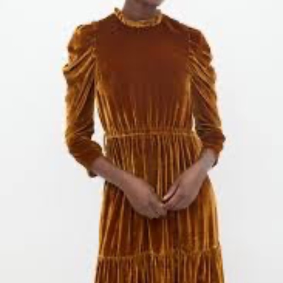 Ulla Johnson Dresses & Skirts - Ulla Johnson Velvet Midi Length Dress